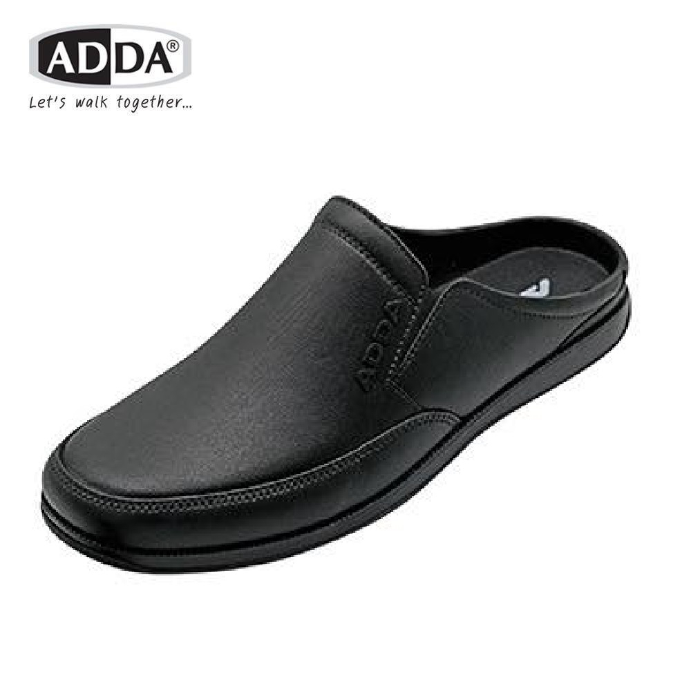 รองเท้าแตะ Adda เปิดส้น รุ่น 17501 สีดำ ของเเท้ 100% รองเท้า รองเท้าผู้ชาย
