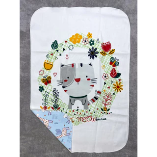 ผ้ารองกันฉี่ ขนาด50x70ซม. ผิวหน้านุ่ม อีกด้านพลาสติคกันน้ำ รุ่น LOVELY