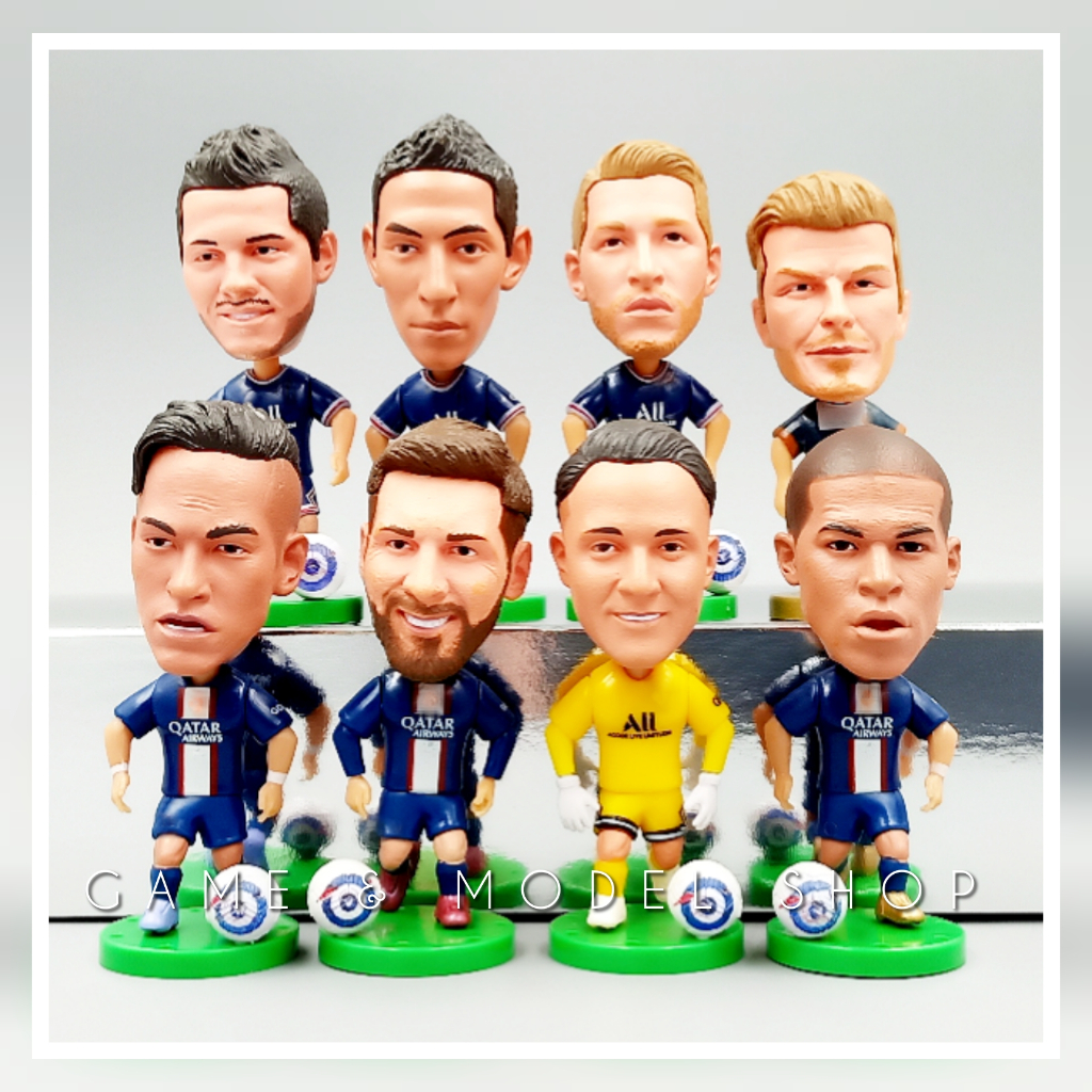 ***สินค้าพร้อมส่ง***โมเดลนักฟุตบอลรวมชุดทีม ปารีส แซงต์แชร์กแมง (สููง 6.5 ซม.) ตุ๊กตานักบอล นักเตะ ตกแต่งเค้ก ฟิกเกอร์