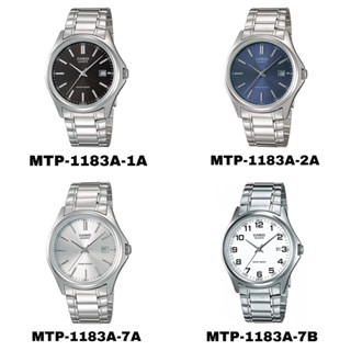 Casio นาฬิกาข้อมือผู้ชาย รุ่น MTP-1183A, MTP-1183A-1A, MTP-1183A-2A, MTP-1183A-7A, MTP-1183A-7B ประกันศูนย์ CMG 1 ปี