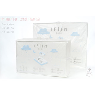 Iflin Baby - เบาะที่นอน เด็กแรกเกิด &amp; ที่นอน น้องอนุบาล - My Dream Dual Comfort Mattress (for Baby &amp; Kindergarten) - มี 2 ขนาด