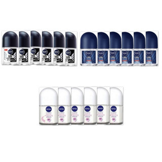 (แพ็ค 6 ชิ้น) Nivea นีเวียโรลออน ขนาด 12 มล.