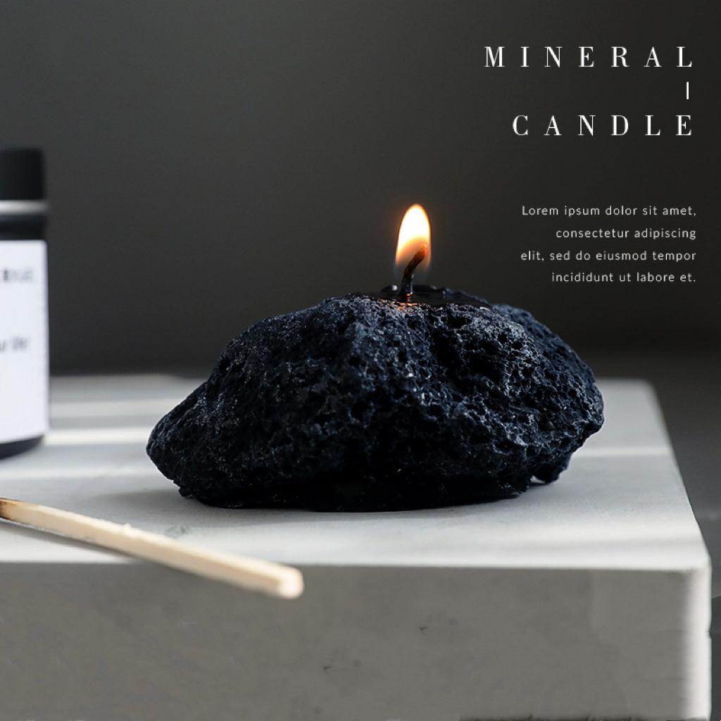 OurHome [พร้อมส่ง]เทียนหอมอุกกาบาต Meteorite scented candleของขวัญเล็ก ๆ ที่สร้างสรรค์ ของตกแต่งบ้าน ร้านกาแฟ