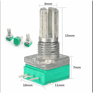 โวลลุ่ม, B10K 10Kohm Potentiometer (15mm)