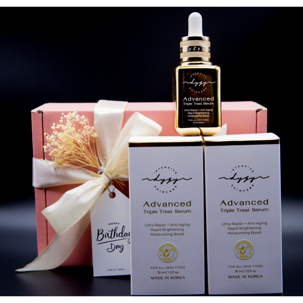 DyZy Advanced Triple Treat Serum (Gift of Love2) ชุดของขวัญดีซี่ส์เซรั่มหน้าใส ลดริ้วรอย สร้างคอลลาเ