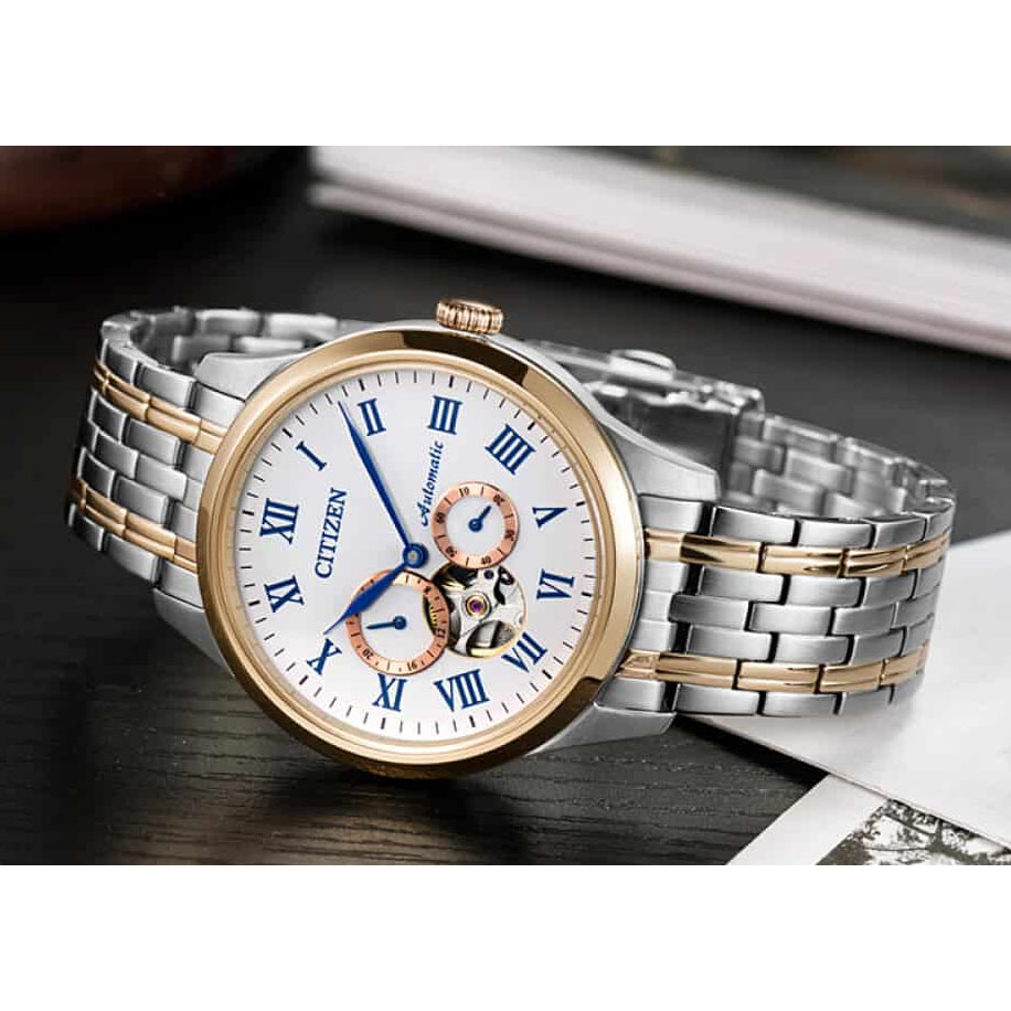 นาฬิกา CITIZEN MECHANICAL NP1026-86A Open Heart Automatic JAPAN MADE Men Watch มีกล่อง และ ใบ มีของพ