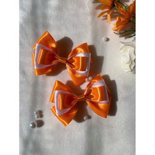 กิ๊บ🍊🍊🧡โบว์ติดผมผ้าซาติน🎀 กิ๊บเด็ก กิ๊บจิ๋ว🎀✨