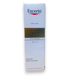 Eucerin Anti-Age Hyaluron Filler+Elasticity EYE Cream SPF 20บำรุงผิวรอบดวงตา 15ml1450