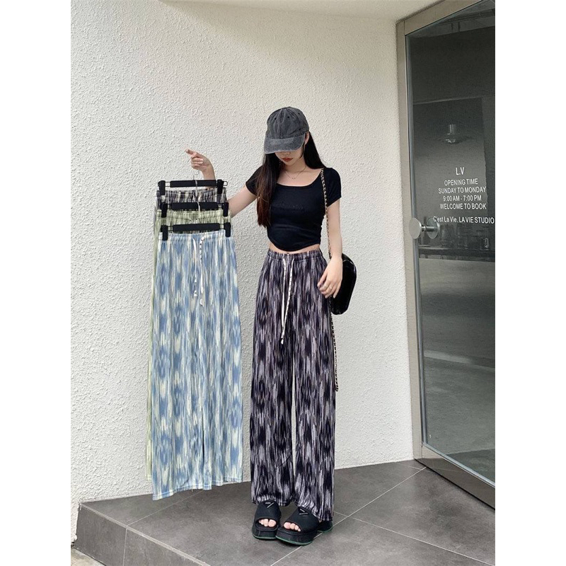 กางเกงขายาวอัดพลีท ZARA