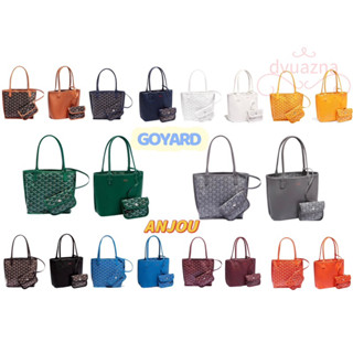 แบรนด์ใหม่ 100% ของแท้ GOYARD ANJOU MINI TOTE กระเป๋าช้อปปิ้งสองด้าน