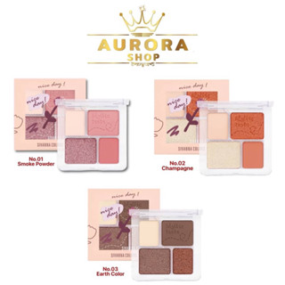 Sivanna Colors HF5094 อายแชโดว์ Pastoral Flavor Four Colors Eyeshadow