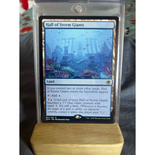 การ์ด MTG Hall of Storm Giants Land Magic the Gathering EDH รุ่น AFR สภาพ Nm