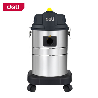 Deli เครื่องดูดฝุ่นอุตสาหกรรม ความจุ 15/25/35L เครื่องดูดฝุ่นพลังสูง เครื่องดูดฝุ่นในบ้าน มีระบบเป่าแห้ง Vacuum Cleaner