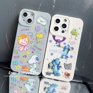 เคสการ์ตูน สนูปปี้/มอนสเตอร์ เคสคลุมเลนส์กล้อง เคสซิลิโคน เคสสำหรับรุ่น 78/Se20-13 13pro 13promax