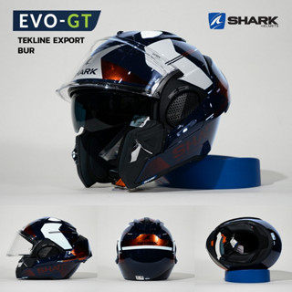 SHARK หมวกกันน็อค รุ่น EVO GT TEKLINE MAT EXPORT BUR