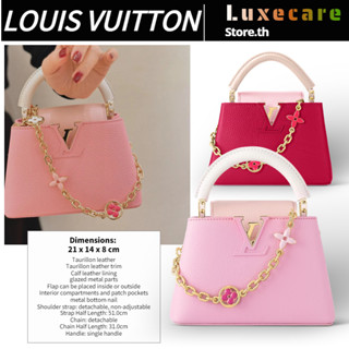 หลุยส์ วิตตอง👜Louis Vuitton Capucines Mini Bag Women/Shoulder Bag กระเป๋าแมสเซนเจอร์/กระเป๋าถือ/กระเป๋า LV