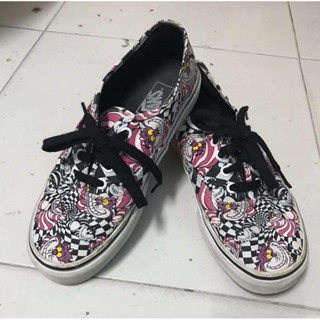 👟รองเท้าผ้าใบ vans เชสเชียร์ Cheshire cat มือสอง สินค้านำเข้า💖💜