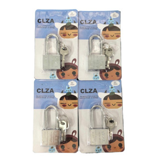 กุญแจเงิน CLZA padlock คอสั้น คอยาว 30 mm