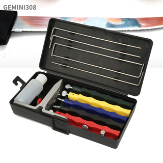 Gemini308 เครื่องบดหินลับคมชุดครัวมืออาชีพ Fix มุมมีด Sharpener System Kit