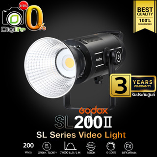 ผ่อน 0%** Godox LED SL200II - LED Video Light 5600K 200W White Ver. - Bowen ( SL200 II ) - รับประกันศูนย์ Godox 3ปี