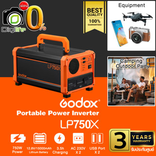 ผ่อน 0%** Godox LP750X Portable Power Inverter แบตเตอรี่สำรองแบบพกพา - รับประกันศูนย์ GodoxThailand 3ปี