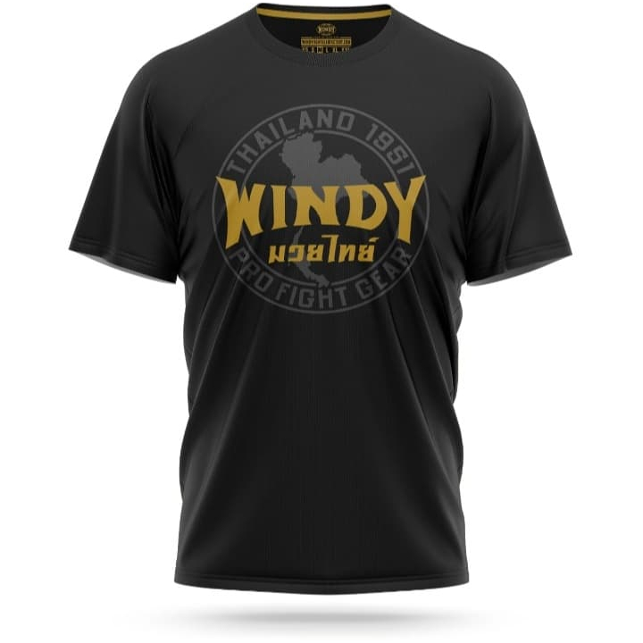 Windy Boxing Store 🥊 Windy Thai boxing t-shirt – Premium cotton เสื้อยืด WTC-5