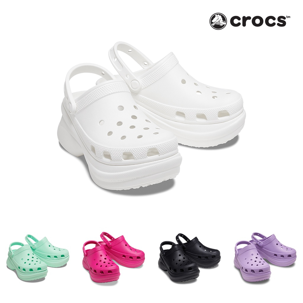 (Buy 1 Pair Free Jibbitz 2pcs) รองเท้า Crocs Classic Bae Clog สินค้ามาใหม่สวยมาก มีไซส์หญิง 35-40 พร้อมส่งทุกคู่