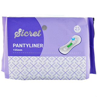 10 Packs Sicret Panty Liner Sanitary Napkins (155 mm)