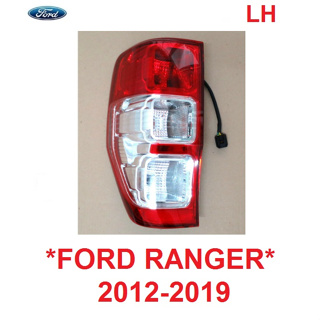 ซ้าย ไฟท้าย ไม่รวมหลอดไฟ FORD RANGER XL XLT 2012 - 2019 ไฟหลัง ฟอร์ด เรนเจอร์ เสื้อไฟท้าย PX T6 WILDTRAK ไฟ