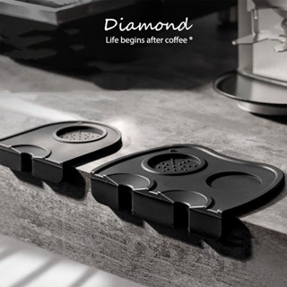 ❤ Diamond Coffee ยางรองแทมเปอร์ แบบเข้ามุมโต๊ะ มีช่องวางแทมป…