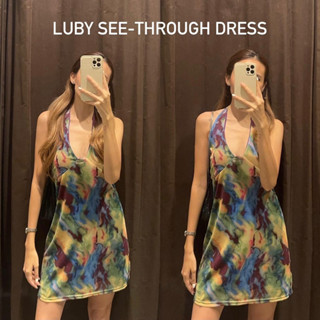 JARIn | LUBY SEE-THROUGH DRESS เดรสซีทรู ขอฃตัวแม่