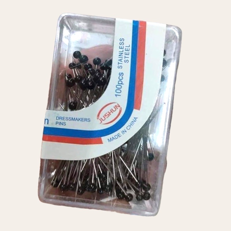 เข็มหมุดจิ๋ว เข็มหมุดกลัดฮิญาบ เข็มตุรกี 100 ชิ้น