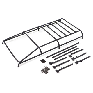 แรคหลังคา-Roof Rack BRX020096 : Boom Racing B3D™ โครงหลังคาไนล่อนสำหรับ TRC D110 Station Wagon Black for BRX02