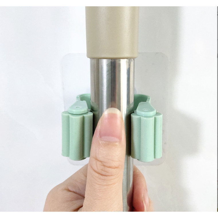 🔨🔨DHR🔨🔨 (พร้อมส่งในไทย) ที่แขวนไม้กวาด ติดผนัง รุ่นไม่ต้องเจาะ ติดง่าย แข็งแรงรับน้ำหนักได้มาก - รูปที่ 4