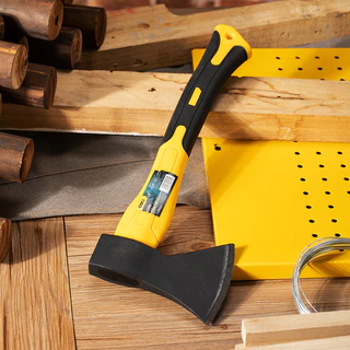 Deli ขวาน ขวานตัดไม้ ขวานเดินป่า ขนาด 600 800 กรัม ด้ามไฟเบอร์ จับถนัดมือ Fiber Handle Axes