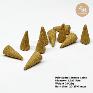 Aroma&amp;More ธูปหอมพาโล ซานโต จากเปรู Palo santo Incense Cones กลิ่นหอมนุ่มหวานอบอุ่น สงบ ปลดปล่อยและผ่อนคลาย 10/20 Pcs.