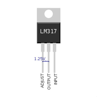 LM317T LM317 Adjustable Voltage Regulator ไอซีปรับแรงดันไฟฟ้า ราคาต่อ 10 ชิ้น