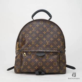 LV PALM SPRING MM BROWN MONOGRAM EBENE CANVAS GHW