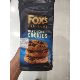 Foxs Milk Chocolate Cookies 180g.คุกกี้รสนมผสมชิ้นช็อคโกแลต180 กรัม