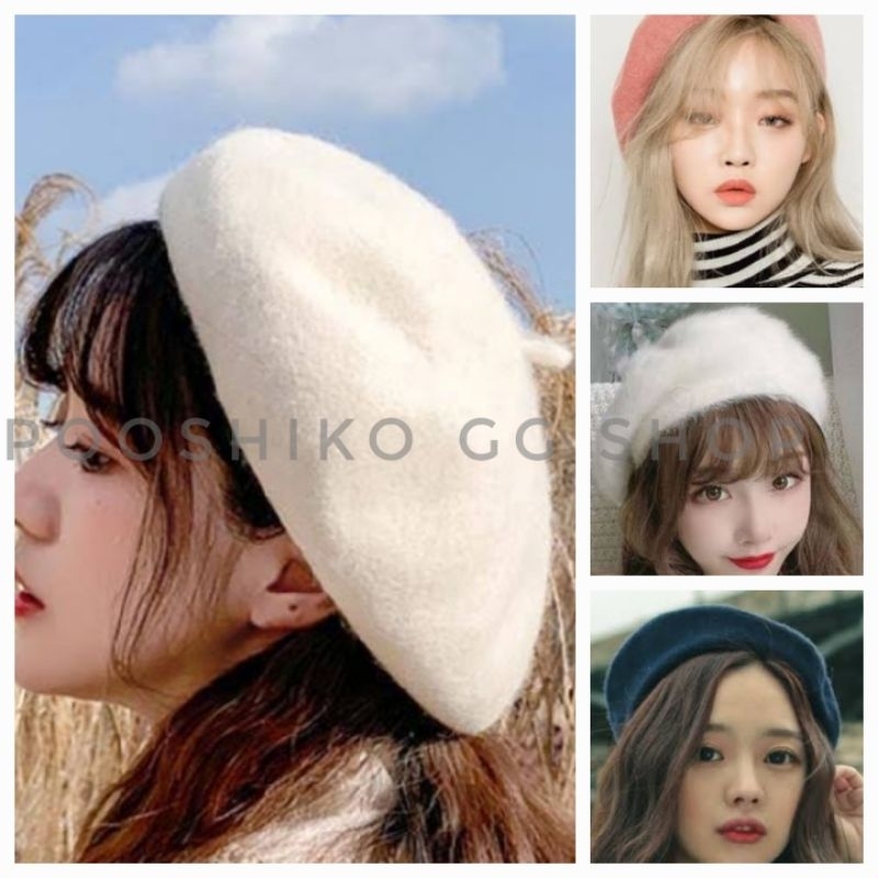 🌈ลิ้งค์งานพร้อมส่ง หมวกเบเร่ต์ Pushiko GG Shop