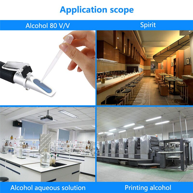 🔥ลดพิเศษ🔥 เครื่องวัดแอลกอฮอล์ 0-80%v/v Refractometer บริกซ์ รีแฟลกโตมิเตอร์ Brix Alcohol meter - รูปที่ 5