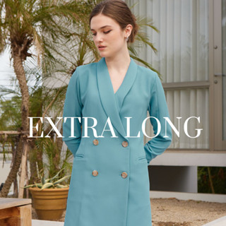 MAVE เดรส รุ่น Daylight Dress Suit Vintage Blue (Extra Long)