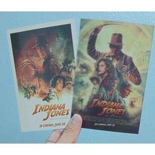 โปสการ์ด Indiana Jones 5 จาก Major Cineplex Indiana Jones Dial of Destiny อินเดียน่าโจนส์ กงล้อแห่งโชคชะตา Postcard