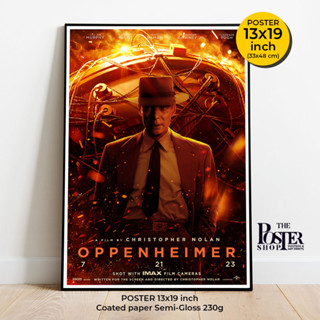 Oppenheimer Poster โปสเตอร์ภาพยนต์ ออพเพนไฮเมอร์ ภาพขนาด 33x48 cm