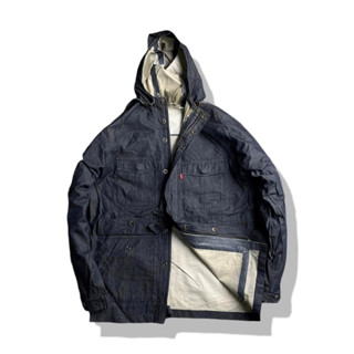 LEVIS Hooded Denim Jacket รอบอก 48”