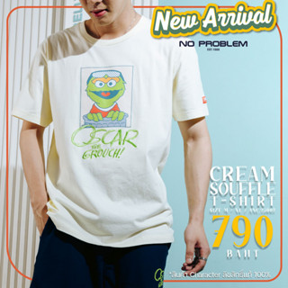 New Arrival คอกลมเเขนสั้น ANC.23002 - HA HA SESAME STREET T- SHIRT