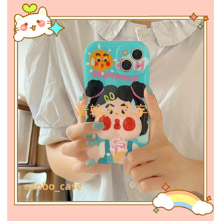 🎁ส่งของขวัญ🎁เคสไอโฟน สำหรับ 11 14 for iPhone Case 13 12 Pro Max น่ารัก การ์ตูน น่าสนใจ กันกระแทก เคสนิ่ม เคสโทรศัพท์