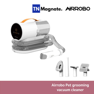 [อุปกรณ์ตัดแต่งขนสัตว์เลี้ยงพร้อมเครื่องดูดเก็บขน] Airrobo Pet grooming vacuum cleaner