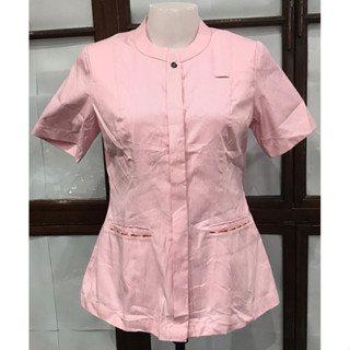 อก 36” เสื้อใส่ทำงาน แขนสั่น สไตล์สูท คอตตอนมีซับใน (6357) เสื้อมือสอง สภาพใหม่มาก