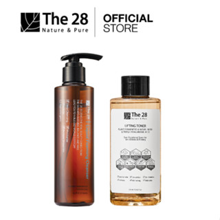 SET THE28 Complete Clear Liquid Foaming Cleanser, 180 ml.+The28 Lifting Toner320 ml